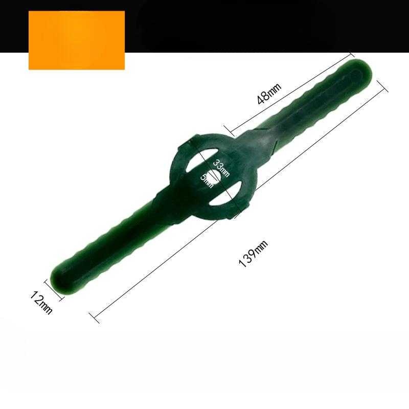 

Лезвия для триммера для травы Острые Вращающиеся Деформируемые Экономящие труд Толстые Сменные Пластиковые Быстрорежущие Лезвия для косилки Инструменты для триммера 10pcs зелёный