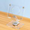 TEXIAN Adjustable Foldable Transparent Acrylic Tablet Stand