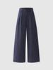 Karierte High-Waist Hose mit weitem Bein - Damen Frühjahr/Sommer Kollektion 2026