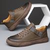 New Arrival Genuine Leather Mens Oxford Shoes Breathable Outdoor Sneakers Handmade Antiskid Casual Shoes Versatile Walking Shoes