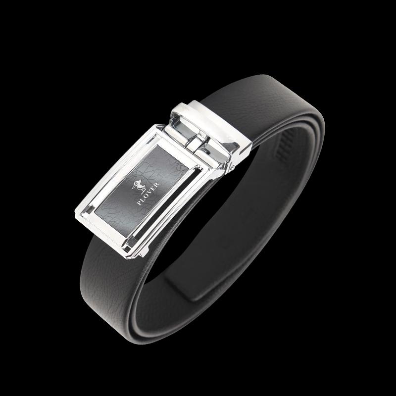 PLOVER Men's Automatic Buckle Leather Belt