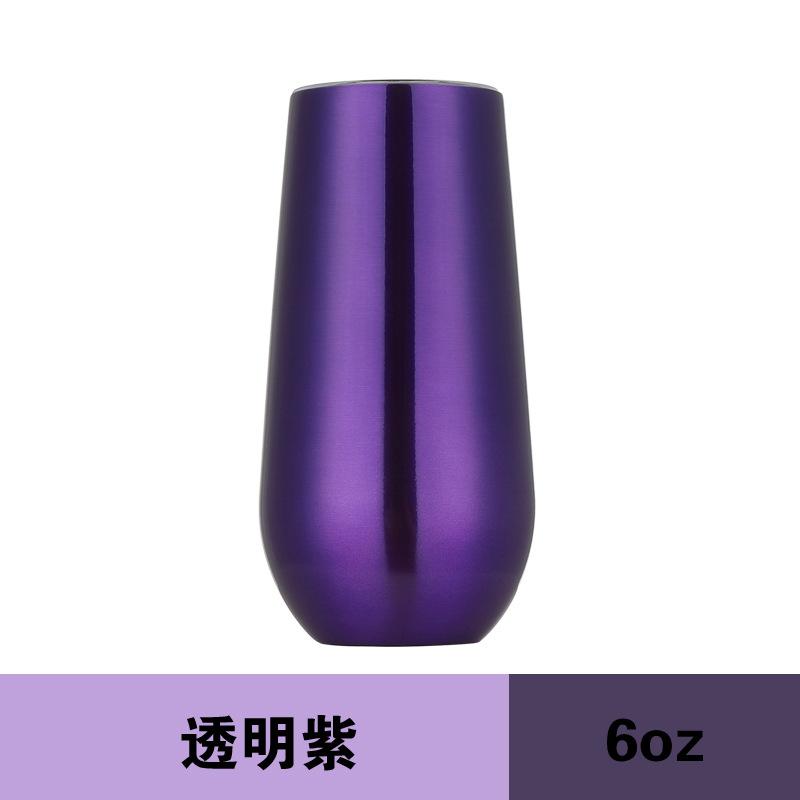 Double Wall U Shape Stainless Steel 6oz Coffee Mug Drinking Wine Mug 180ml Insulated Thermos Vacuum Cups