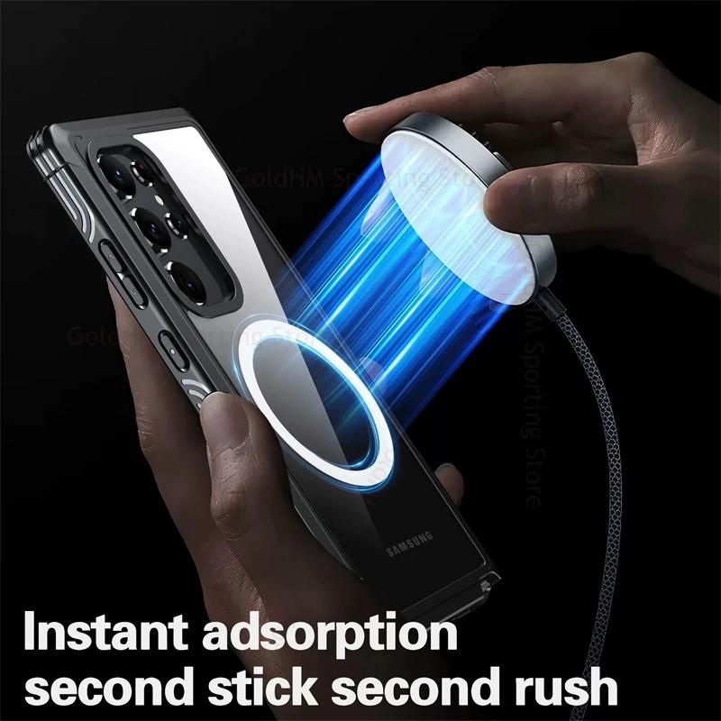 360° Full Body Front+Back Hybrid Armor Case For Samsung S25 Ultra S23 S24FE 9H Glass Heavy Duty Cover For Galaxy A55 A16 A36 A56