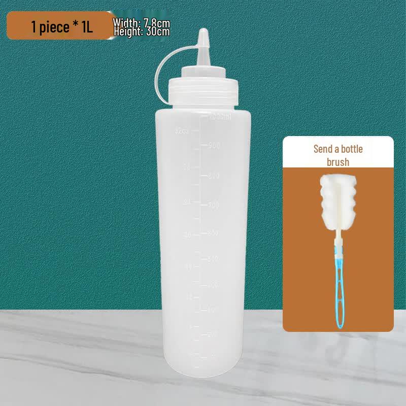 ZISIZ Food Grade Silicone Squeeze Bottle