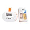 Smart Pill Box with Alarm Clock Portable Travel 3 Compartments Pill Case LCD Display Elderly Timed Remind Medication Dispenser Organizer Container