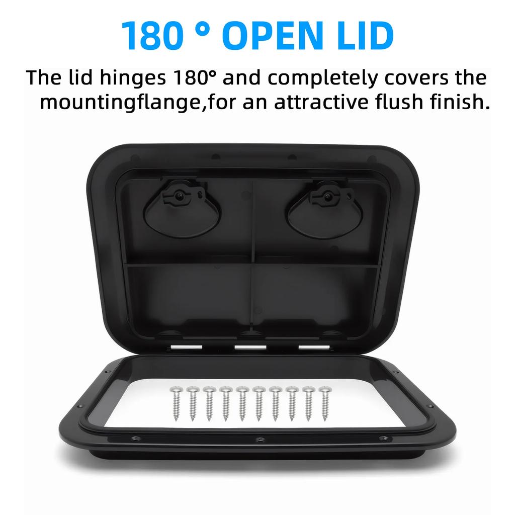 Waterproof Ship Deck Hatch Cover Accessories Boat ABS Deck Access Hatch Cover For Marine Yacht RV Watertight Anti-UV Non-Skid