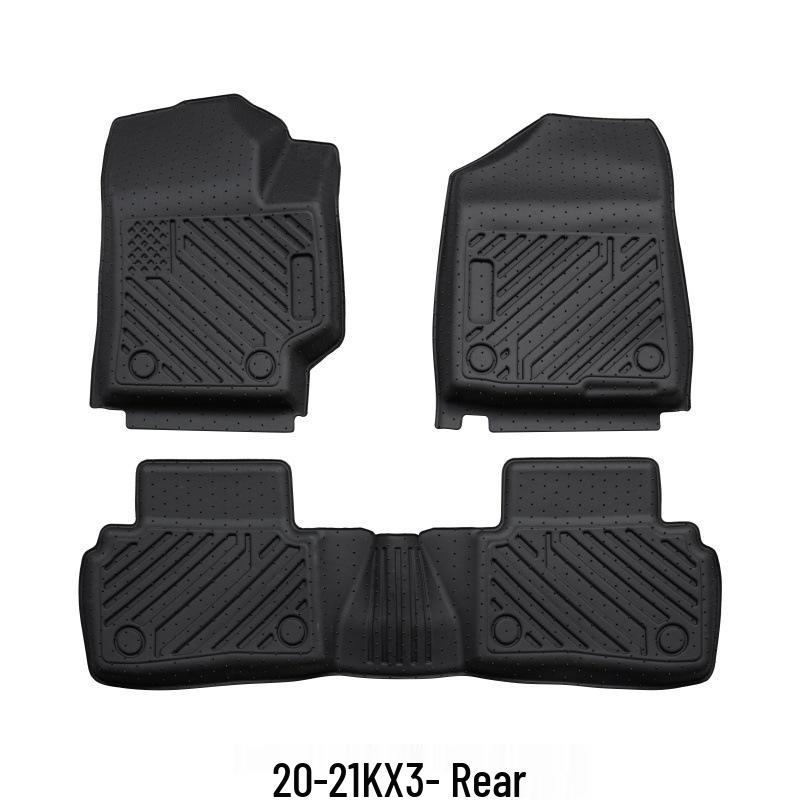 Scratch-Resistant TPE Floor Mats for 2020-2021 Kia KX3 - Durable, Wear-Resistant, Easy to Clean