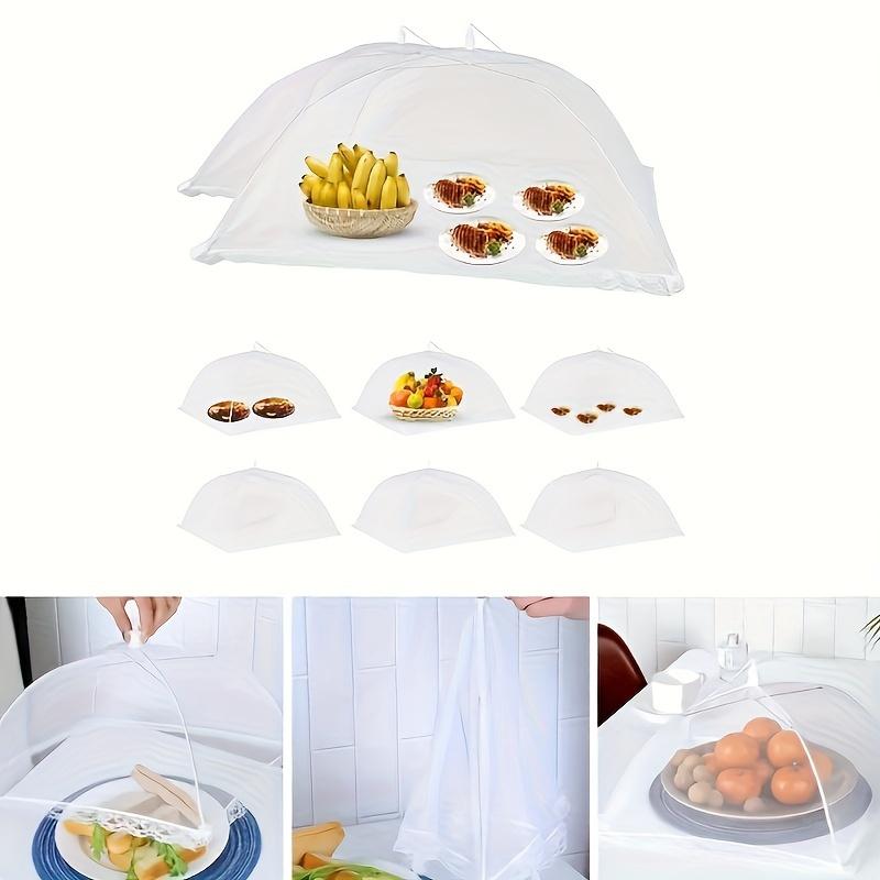 Dust cover, transparent vegetable cover, foldable mosquito proof rectangular cover, outdoor picnic table cover