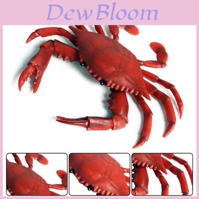 Crab Marine Animal Model Plastic Toy For Children Education And Aquarium Display