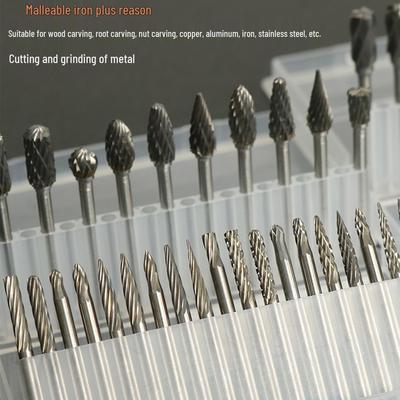 Hartmetall-Rotationsfeile Gravur- und Fräser für Metall, Edelstahl und Holzbearbeitung