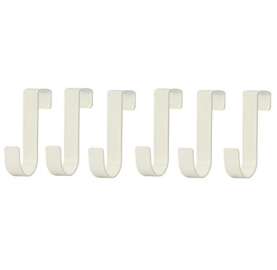 

2/4/6 шт. Многоцелевые крючки для кухонного шкафа, крючок для задней двери, вешалка для одежды, пальто, шляпы, полотенца, вешалка для хранения, аксессуары для ванной комнаты 6pcs белый