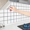 Kitchen Grease-Resistant Stickers, Waterproof Wallpaper, Heat-Resistant Marble Film, Moisture-Resistant Countertop Renovation Stickers