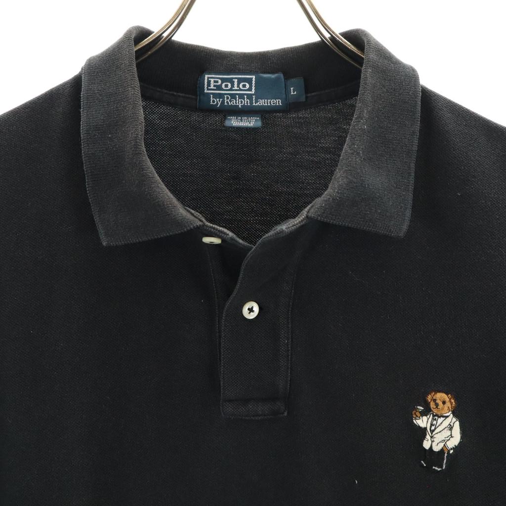 Polo von Ralph Lauren Kurzarm Rehbraun Poloshirt L schwarz Herren Gebraucht