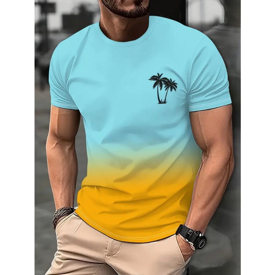 XL-6XL T-shirt Oversize da Uomo Girocollo Manica Corta Stampa 3D Flash T-shirt Casual Uomo Estate Taglie Forti T-shirt
