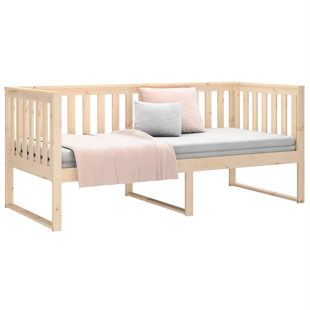 Daybed without Mattress 100x200 cm Solid Pine Wood