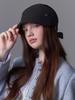 Hwaiteusaenjeu Check Short Brim Shirred Hat Lokley (4 Colors)