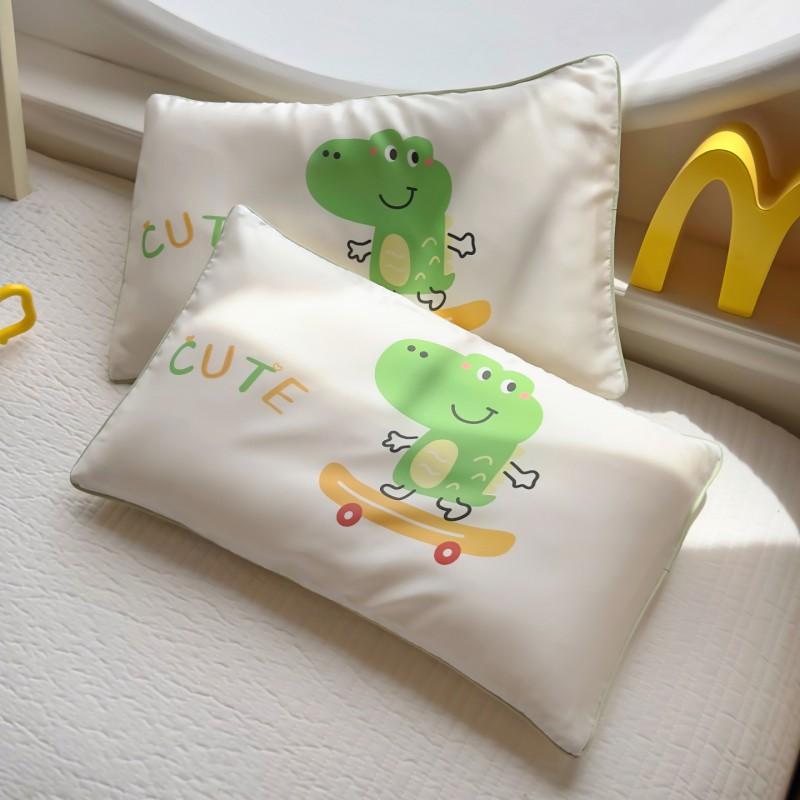 Soft Tencel Pillowcase Kids Toddler Bedding Set 30x50cm 35x55cm 40x60cm Cool Feel Cotton-Like Sleep Cover