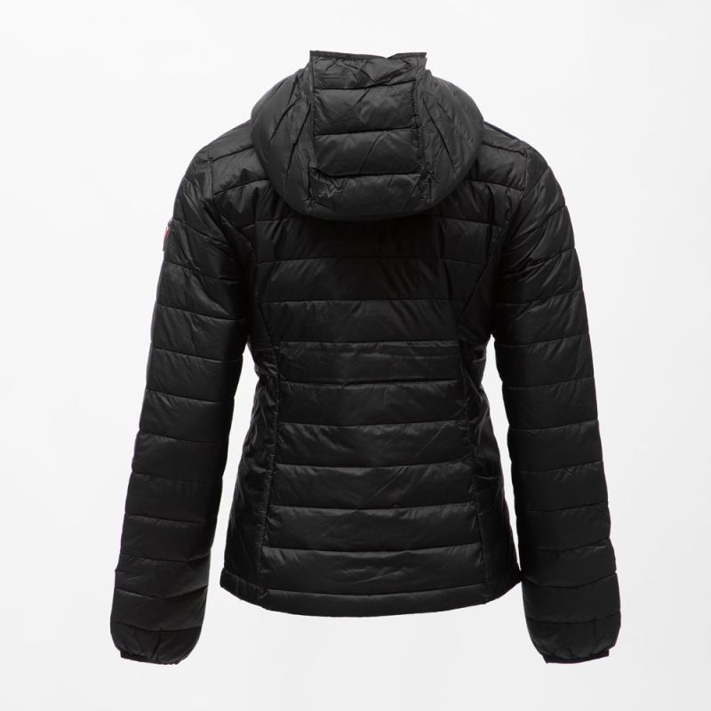 Doudoune fine couleur unie avec capuche drapeau sur l'épaule Femme ROSSIGNOL