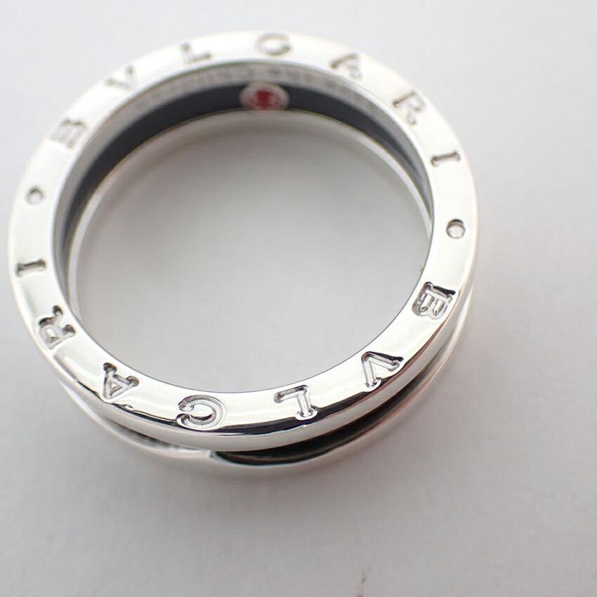 [Pre-owned] BVLGARI 925 Ceramic Save the Children Ring / Size 21 / J51-3