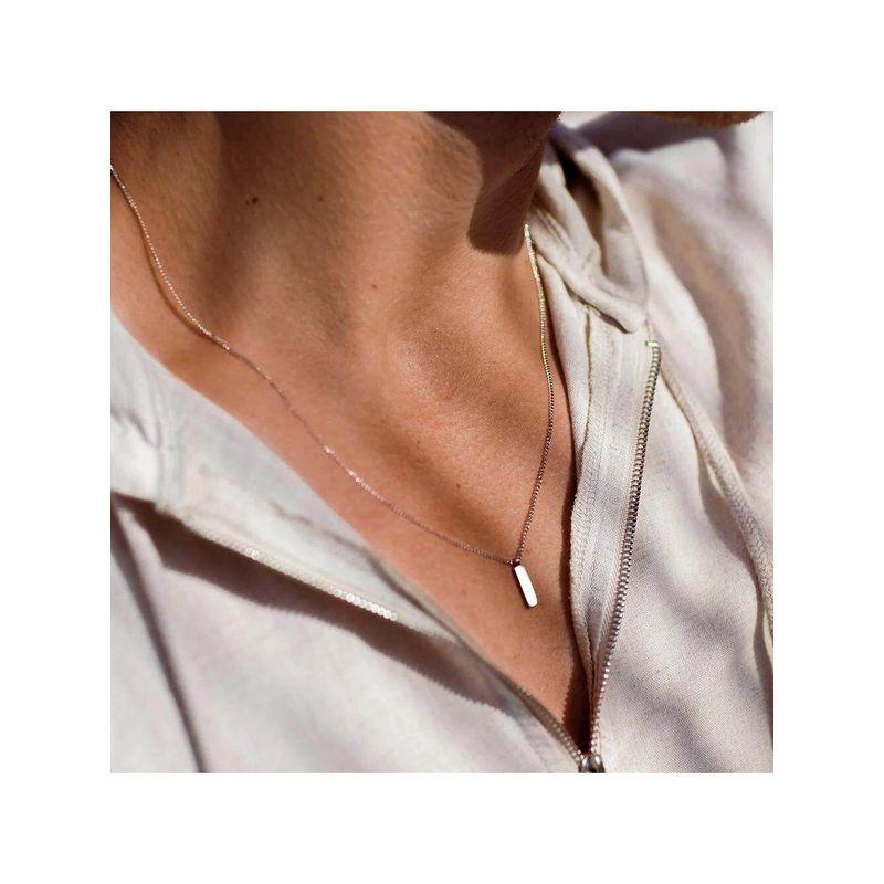 Emanco Fashion Men's Fashion Minority Simple Cuban Link Chain Necklace Unique Design Accessible Luxury Clavicle Chain