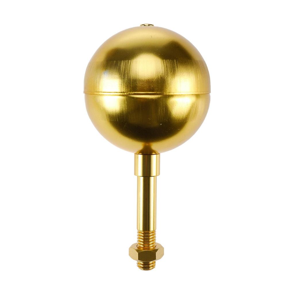 Outdoor Flagpole Hardware Repair '' Topper Gold Ball 4'' Cleat Hook 4pc Flag Clip Hooks