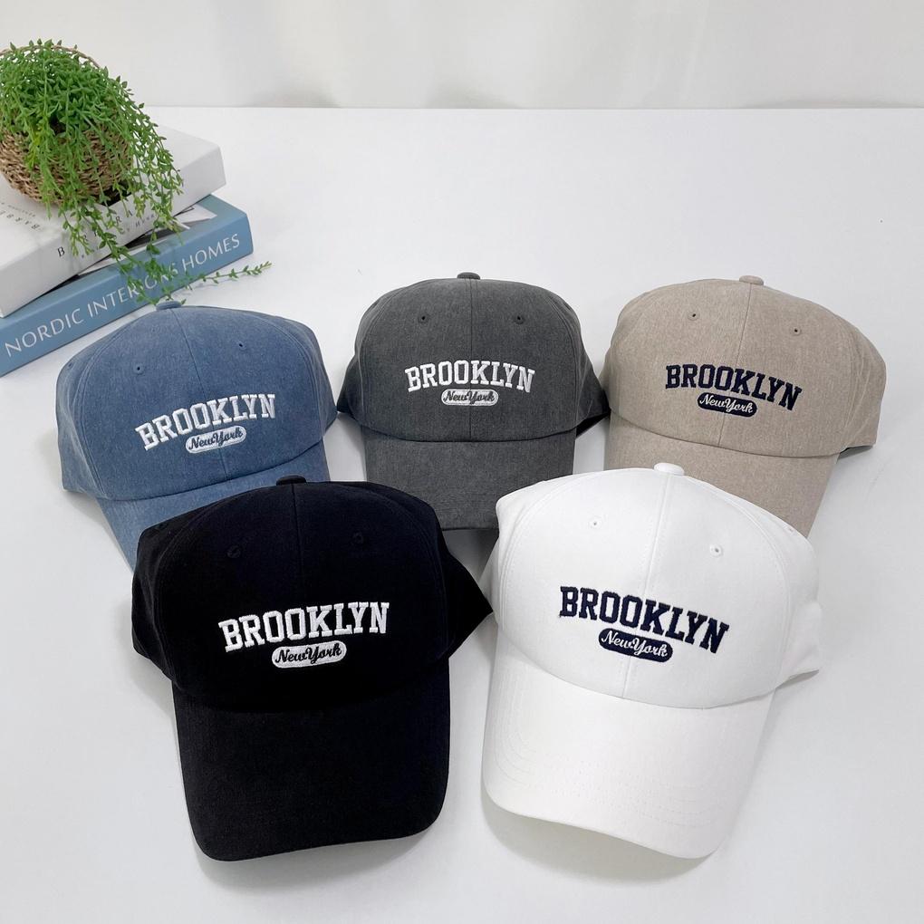 

Women s and Men s Oversized Brooklyn Ball Cap Baseball Hat Charcoal