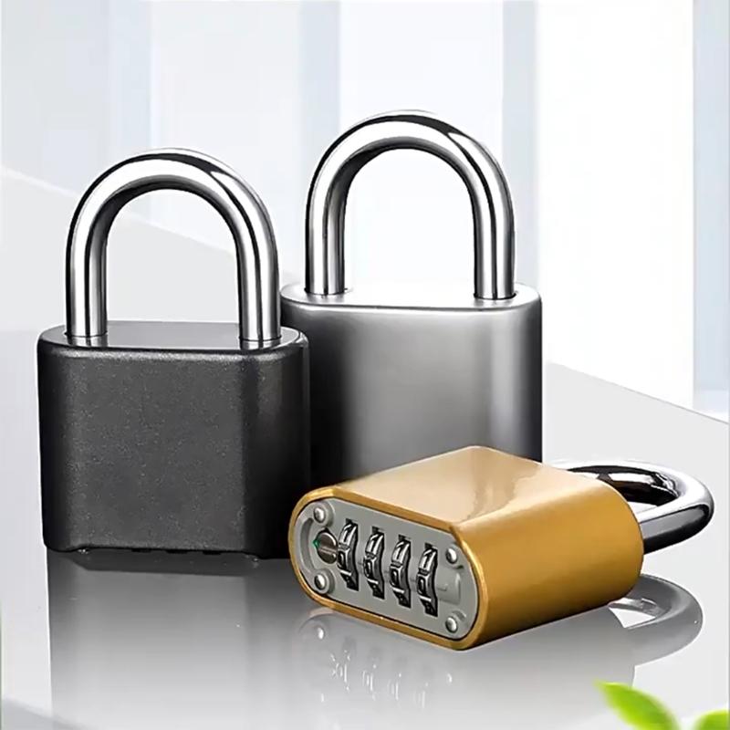 Sturdy Zinc Alloy Dials Combination Lock Easy Installion Resets Multifunctionality for Secure Indoor and Outdoor Use