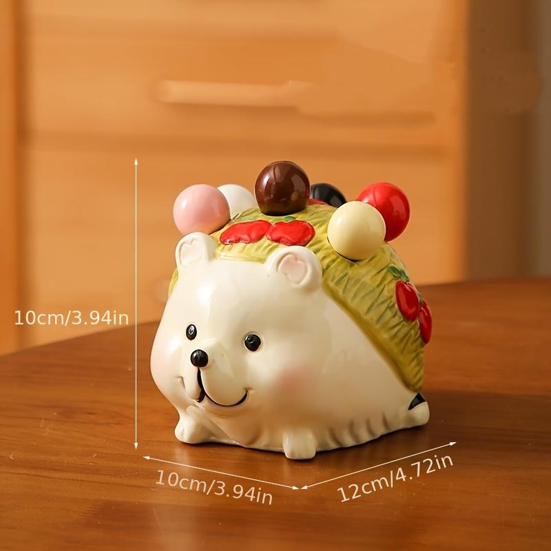 

1 Set Hedgehog-Shaped Fork Set, Multifunctional Fruit Forks with 6 Stainless Steel Forks and Storage Tube, Reusable Food Forks, Dessert Forks Yellow Hedgehog Fruit Fork Storage Tube + 6pcs