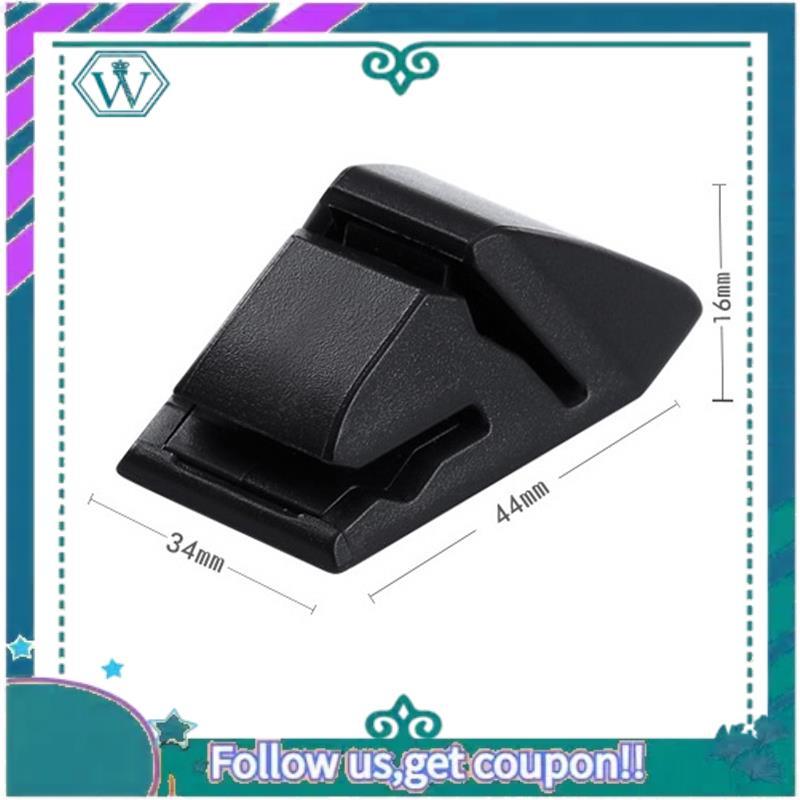 AA92-Multifunctional Card Ticket Holder Auto Car ID IC Clip Black Dashboard Door Adhesive Clips Car Styling Car Organization