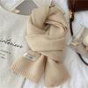New Imitation Cashmere Knitted Scarf for Women Winter New Korean Fashion Versatile Warm Scarf Soft and Skin Friendly