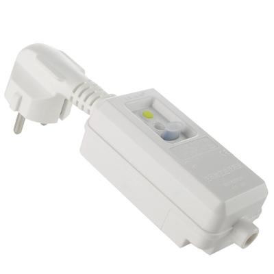 220V 240V Weiß GFCI Fehlerstromschutz Sicherheit RCD Steckdosenadapter Heim-Leitungsschutzschalter Aussparung Leistung Auslöseschalter 16A EU Stecker
