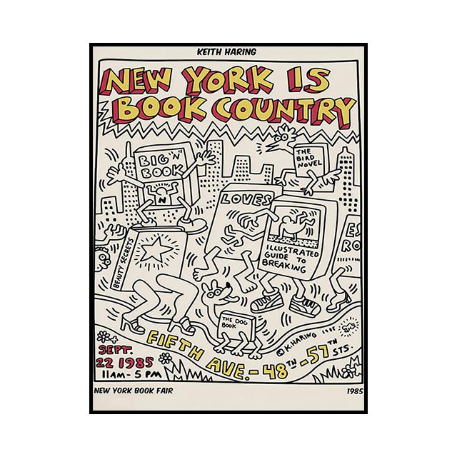 Keith Works Ausstellung, Leinwandgemälde, Graffiti-Stil, dekoratives Poster, Wohnzimmer, Wandkunst, Drucke, moderne Heimdekoration, ästhetisch