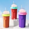 Großvolumiger Smoothie-Becher Lebensmittelgeeigneter Eiscreme-Maker-Becher Einfach zu bedienende Milchshake-Flasche für Kinder