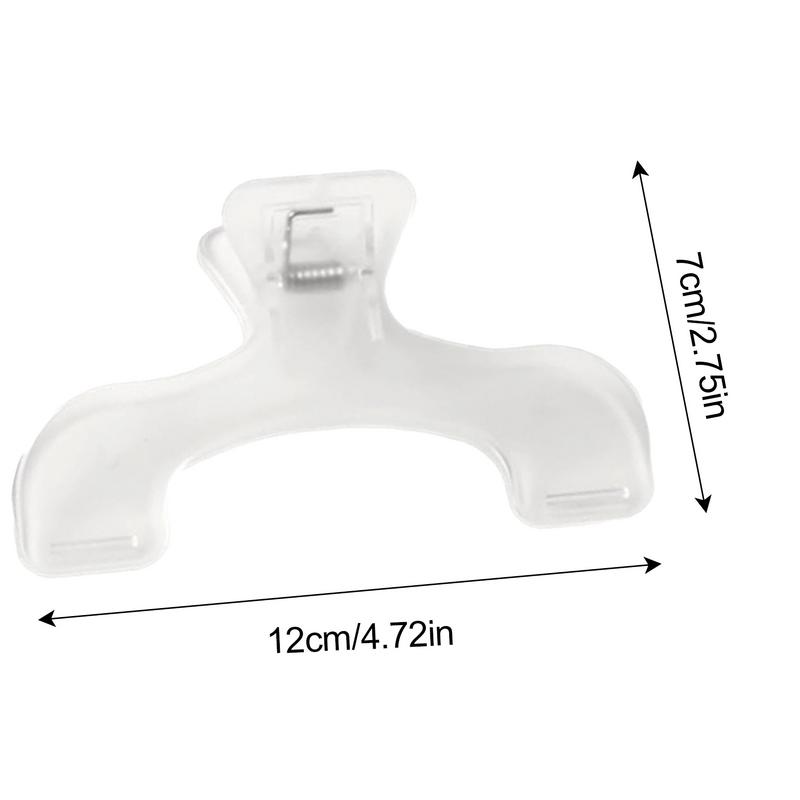 Transparent Plastic Book Clip Simple Reading Aid Fixed Book Holder Bookmarks Creative Design Practical Note Holder for Bookstore