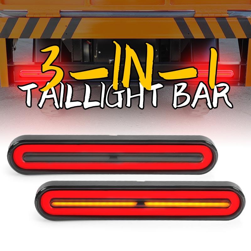 Truck Trailer 3 in 1 LED Tail Light 100 LED Rear Brake Light Bar DRL Turn Signal Lamp For Car Motorcycle Dirt Bike ATV 12V 24V