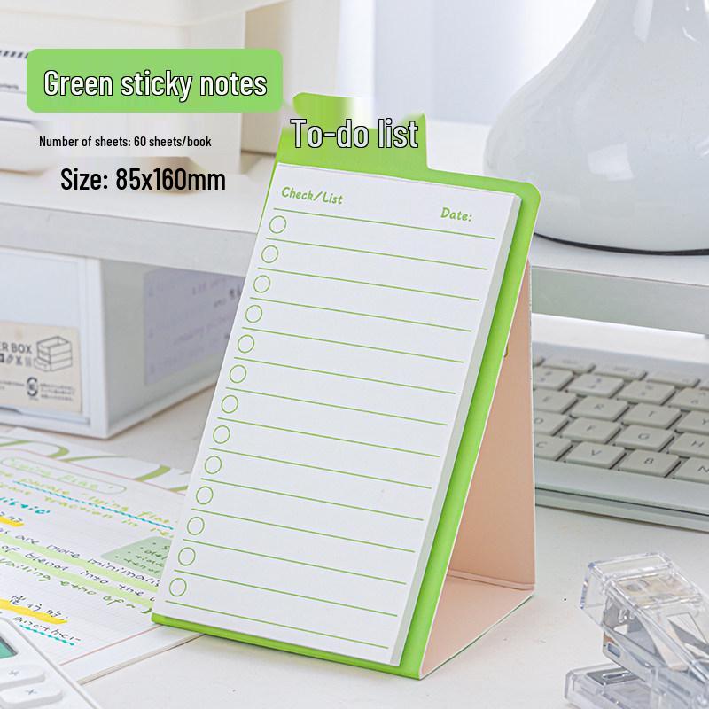 High-Value Stand-Up Sticky Note Pad for Elementary Students - Tearable Non-Adhesive Mini Notebook