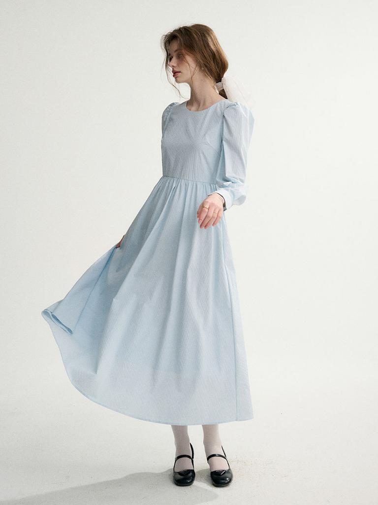 Sinseuden Cloud Puff Long Dress