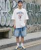 MODERMENT Real Overfit Buzzer Beater Short Sleeve T-Shirt [Violet]