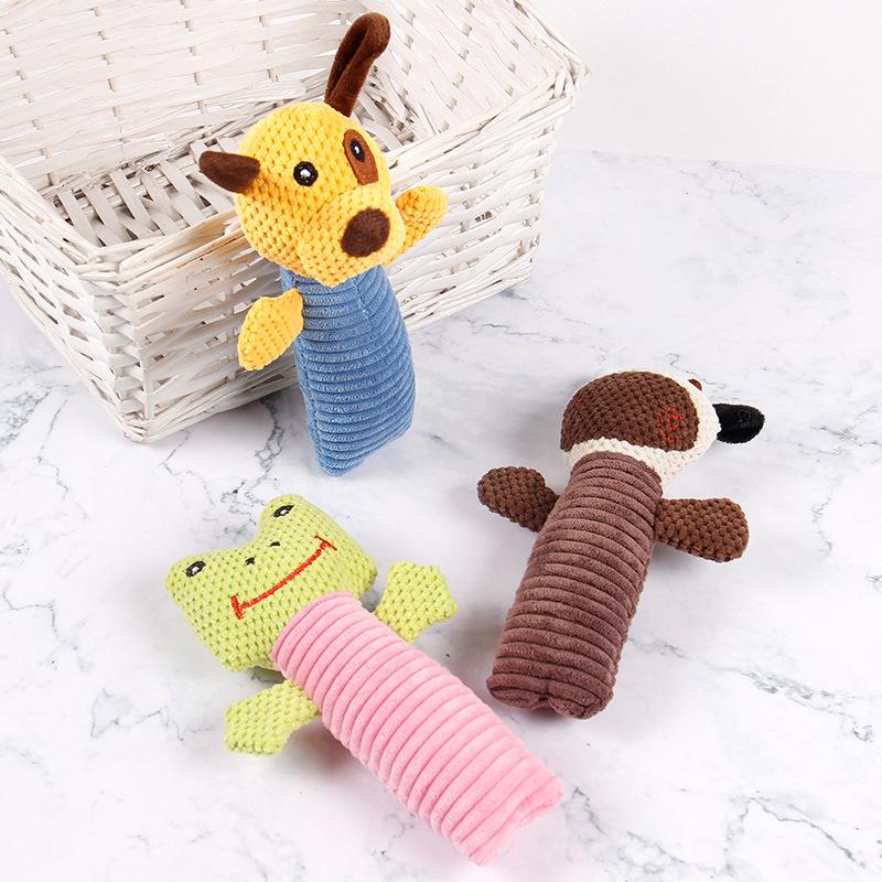 Pet Supplies: Plush Sound-sounding Cat and Dog Companions, Durable Corn Fluff Toys