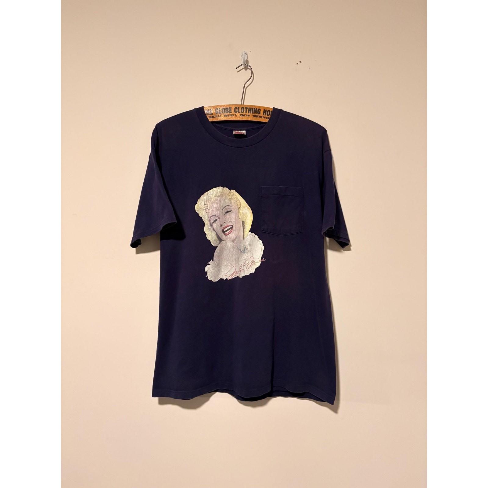 90s vintage marilyn monroe pocket t shirt made in usa size XL 541557 XL