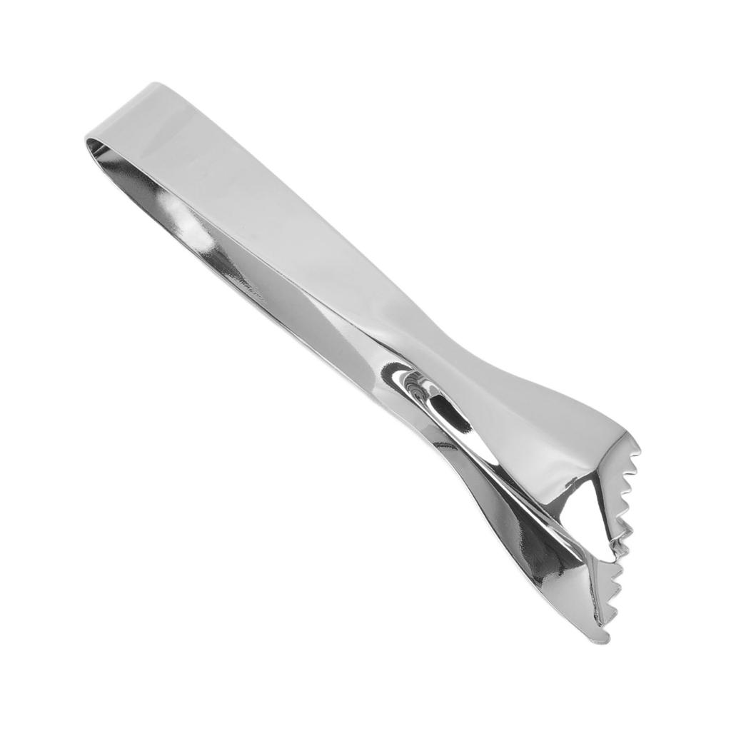 Ice Tongs Food Grade Thicken Stainless Steel Prevents Slipping Sugar Food Tweezers for Home Kitchen Bar