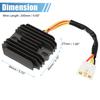 uxcell Voltage Regulator Rectifier Replacement, Compatible with 32800-33E20, 32800-33E21, SUZUKI, GSXR1000, Compatible with 2001-2004