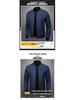 Men's Spring/Autumn Solid Color Lightweight Breathable Baseball Jacket