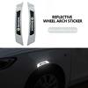 AAFM1 For Skoda Car Wheel Eyebrows Reflector Sticker Strip Safety Warning Reflective Accessories Fabia Kamiq Superb Scala Enyaq-iV MK3