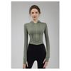 New Quick-drying Zipper Short Yoga Wear Jacket, Women's Sports Top, Gym Long-sleeved, High-end Running Style For Autumn And Winter