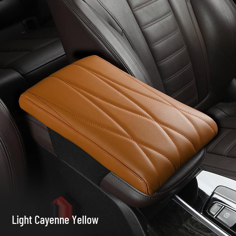 2023 Universal Xuanhuang T21 Striped Nappa Leather Armrest Pad with Memory Foam