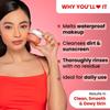 Dot & Key Strawberry Dew Cleansing Balm | For Clean, Smooth & Dewy Skin | Makeup Remover Balm |Non Greasy Makeup Cleanser Face Scrub | Cleanses Dir