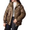 Women's  Winter Stylish Stand-Up Collar Down Jacket - Petite Short, Warm, White Duck Down Coat