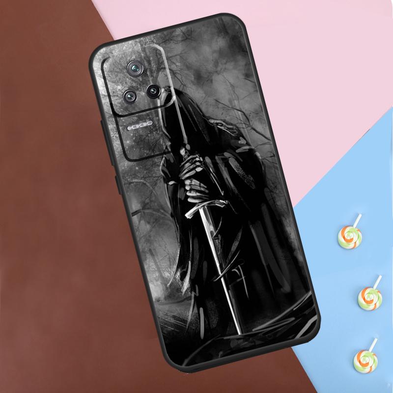 

Death Grim Reaper Skull Case For Xiaomi 13T Pro 14 12T 11T 12 13 Lite POCO F5 X3 X4 X5 X6 Pro M6 F3 F4 M5s Cover Mi 12 Pro