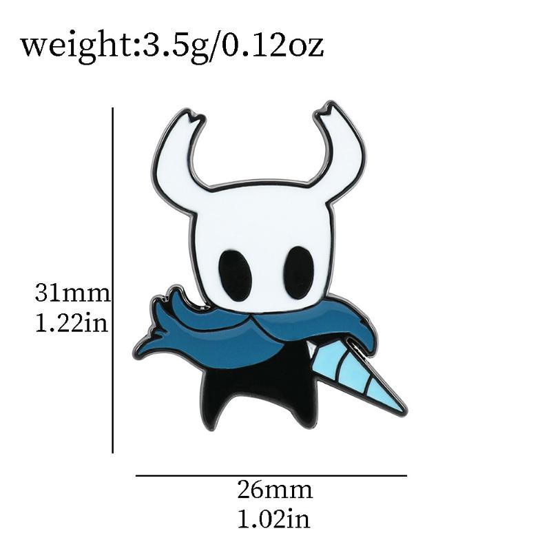 

Игра Hollow Knight Silksong Кружевная Брошь-значок Хорнет Косплей Кавайная Сплав Эмалированный Значок Булавка для Лацкана Сумки Украшение для Костюма Аксессуары Реквизит